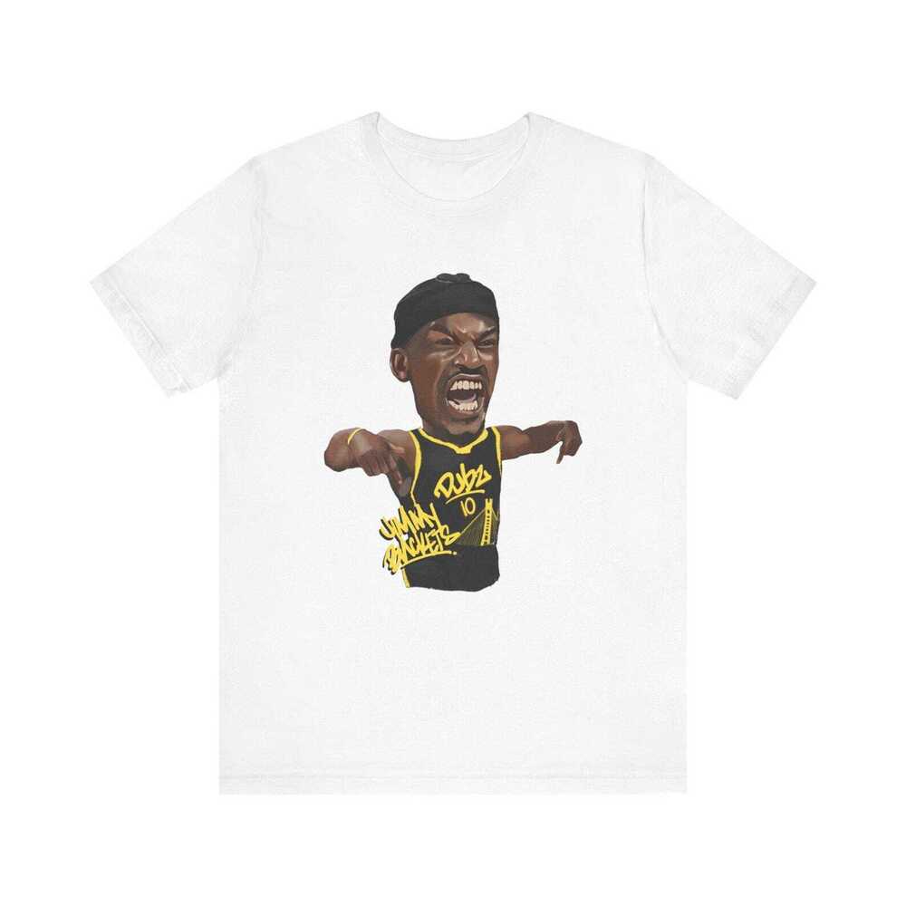 Jimmy Butler Golden State Warriors Unisex Jersey Tee White